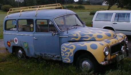 Rost i form av Volvo Duett 1963